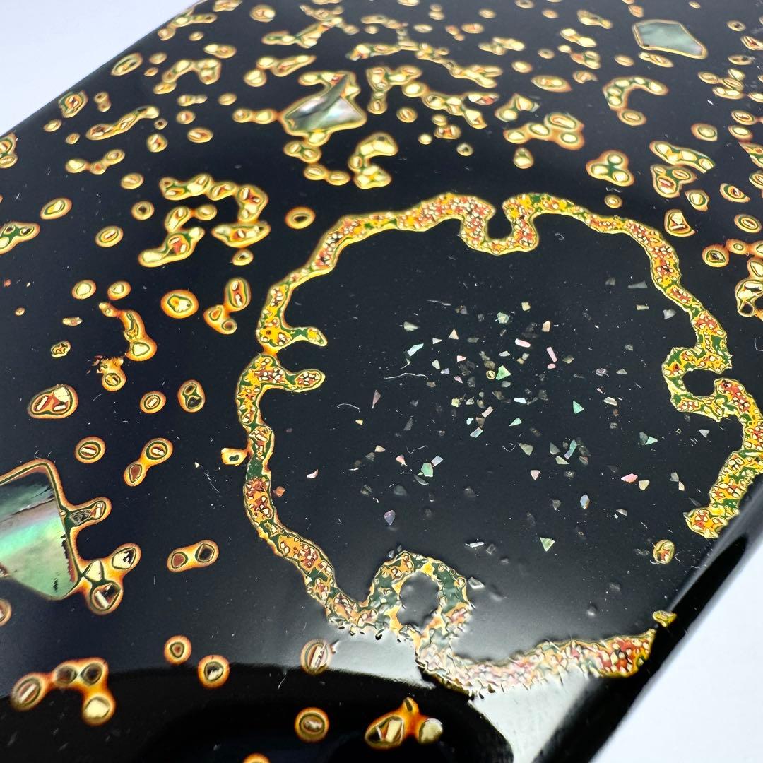 未使用 若狭塗 花瓶 花器 水差 高級漆器 漆 伝統工芸 陶芸 共箱