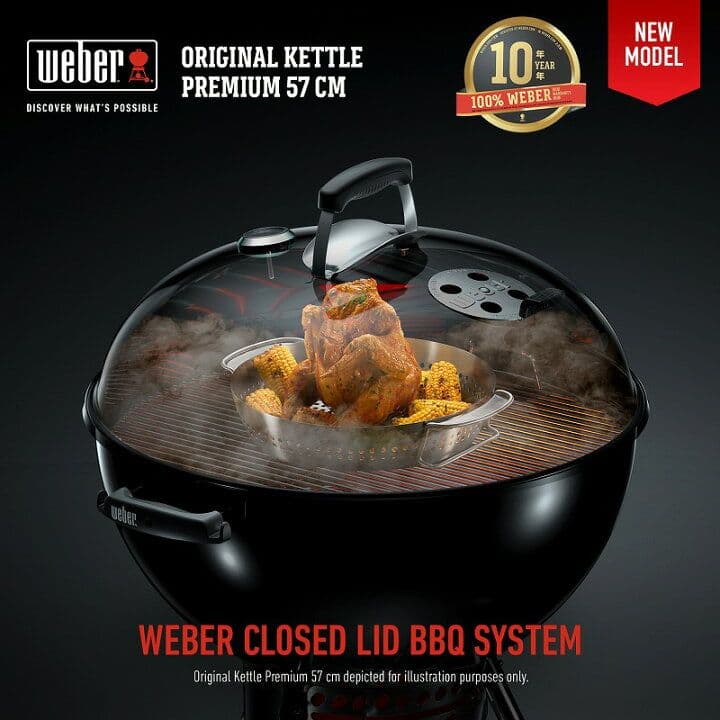 新品 Weber 57cm オリジナルケトルプレミアム 14401508