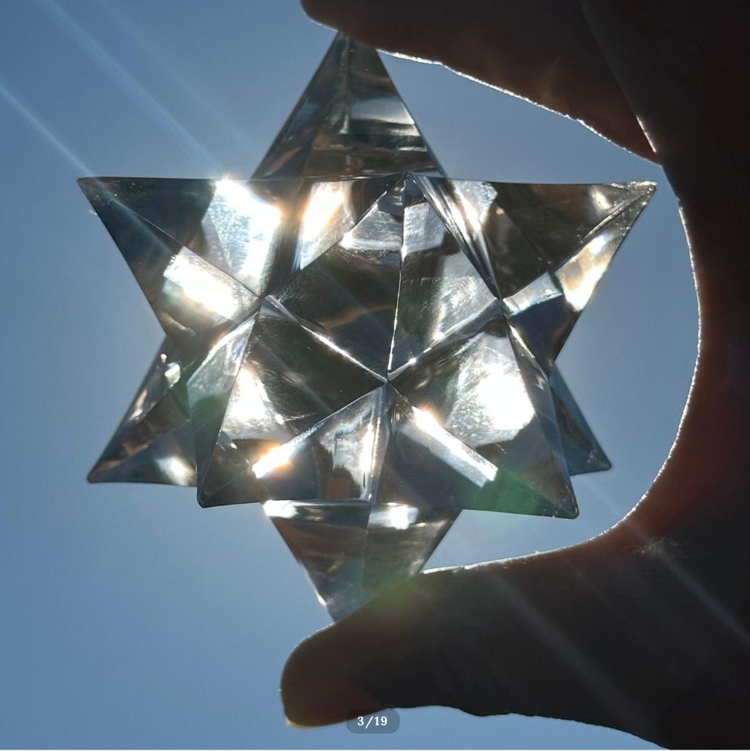 ガネーシュヒマール産【水晶】アステロイド マカバ スター 大 最高品質