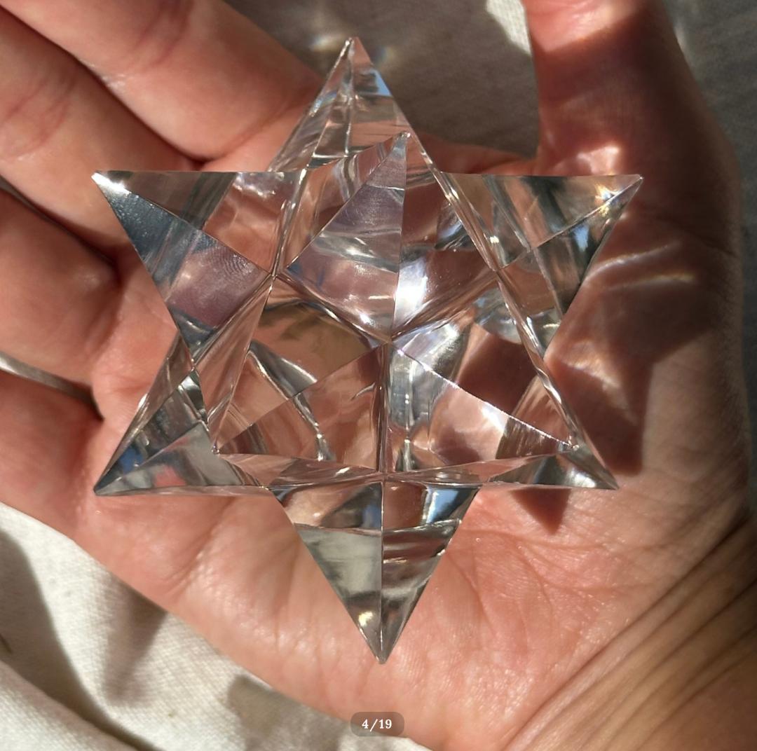 ガネーシュヒマール産【水晶】アステロイド マカバ スター 大 最高品質