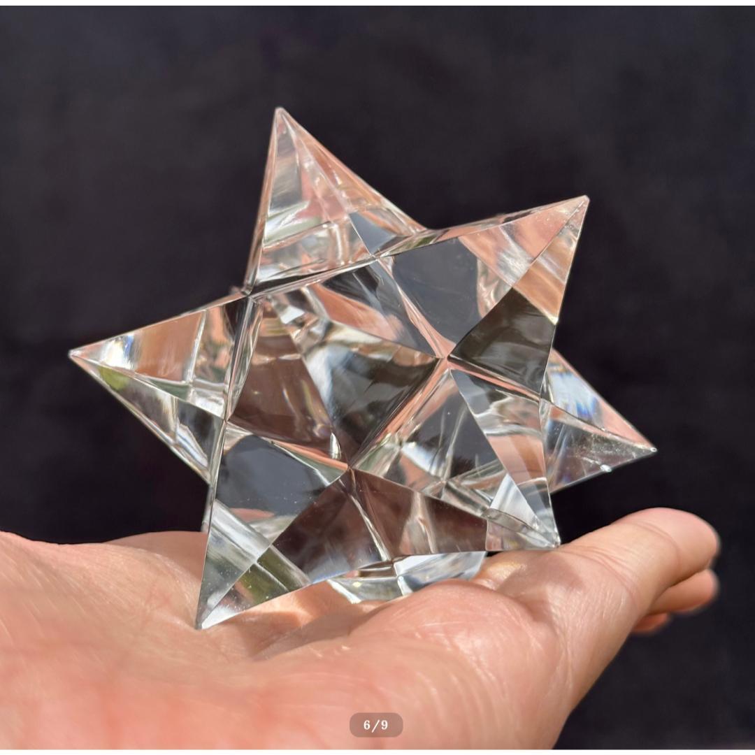 ガネーシュヒマール産【水晶】アステロイド マカバ スター 大 最高品質