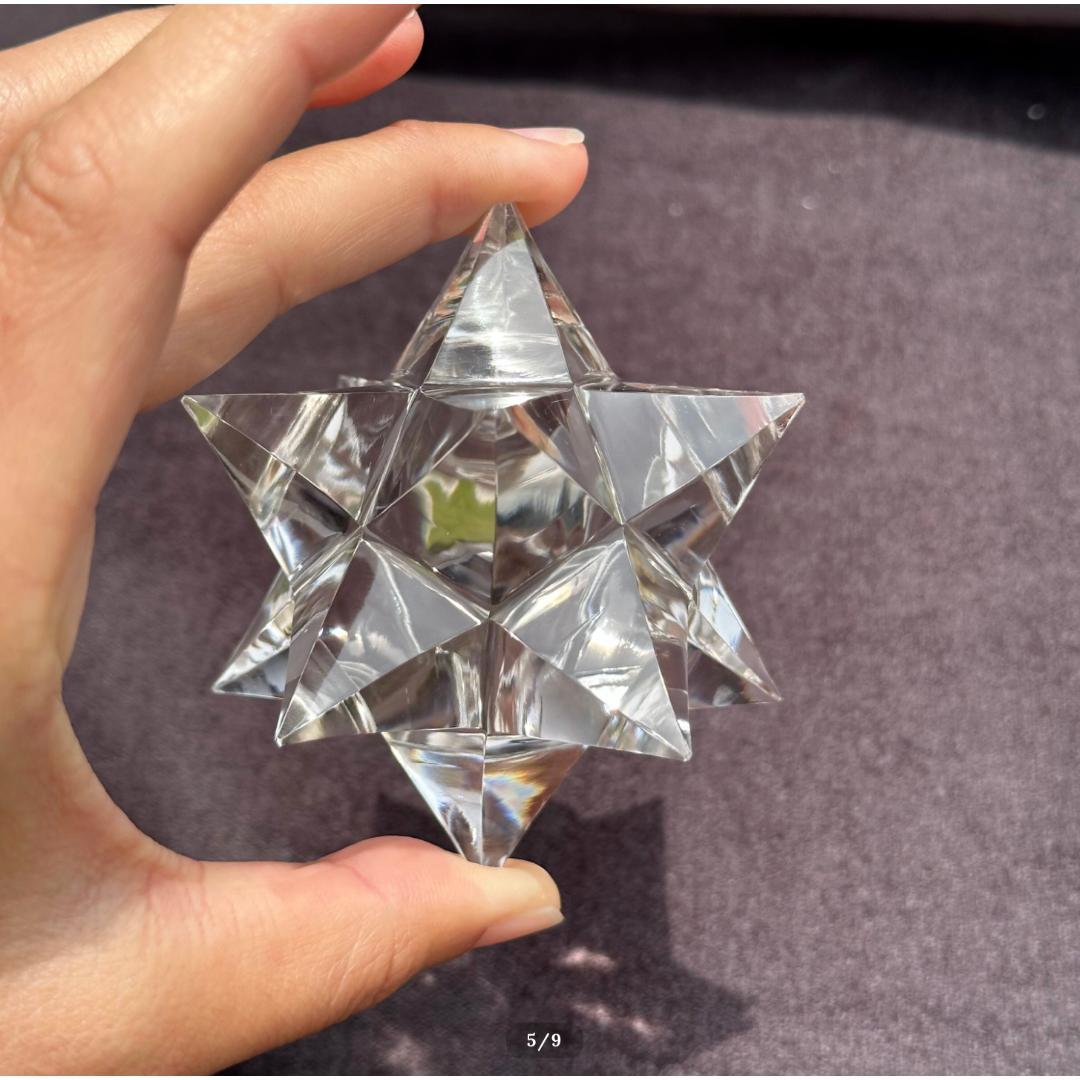ガネーシュヒマール産【水晶】アステロイド マカバ スター 大 最高品質