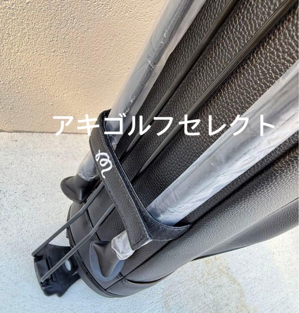 即日発送マルボン Malbon 新作 ゴルフキャディバッグスタンド式　ブラック