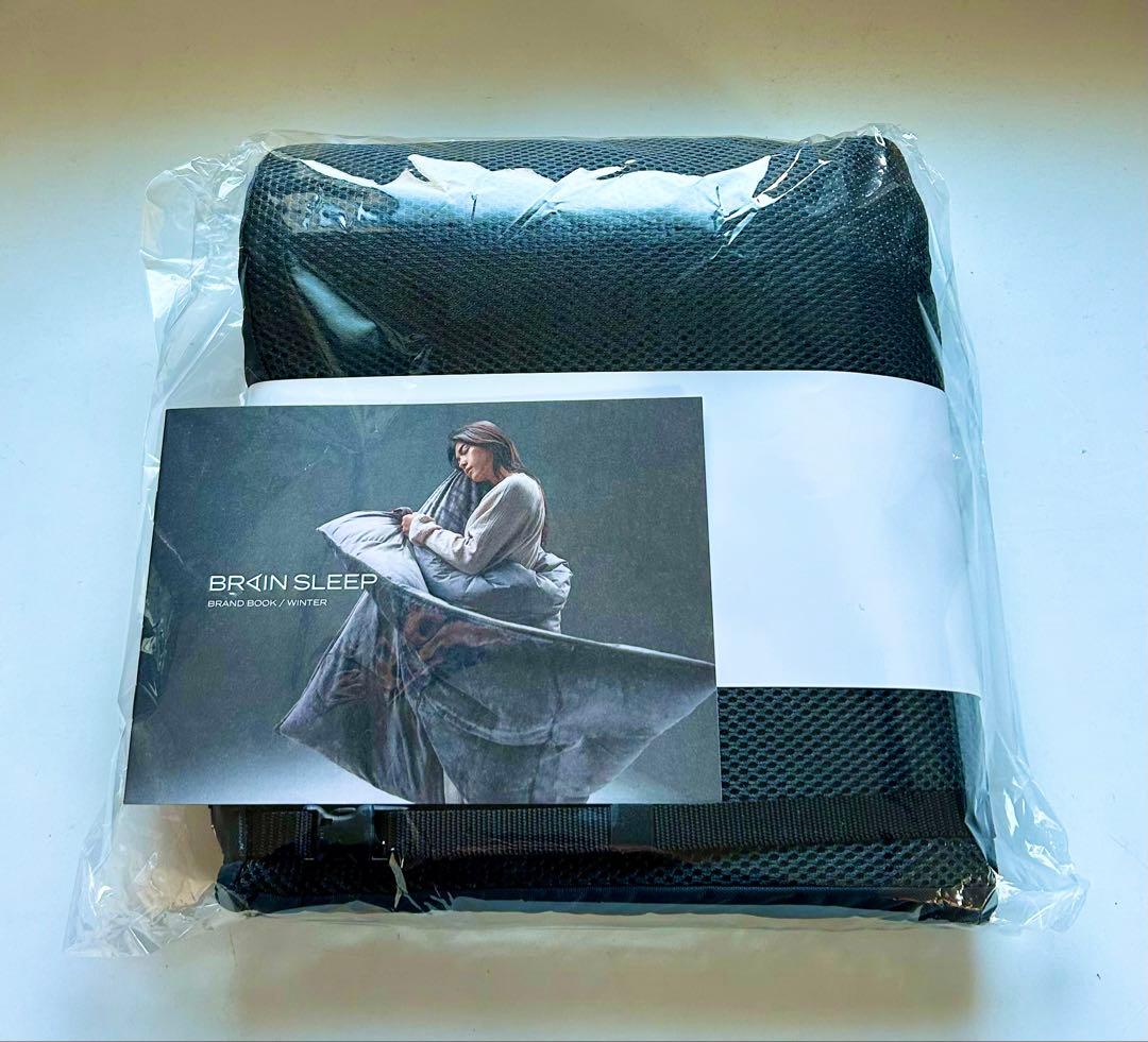 【新米パパ Nao】BRAIN SLEEP ポータブルピロー グレー