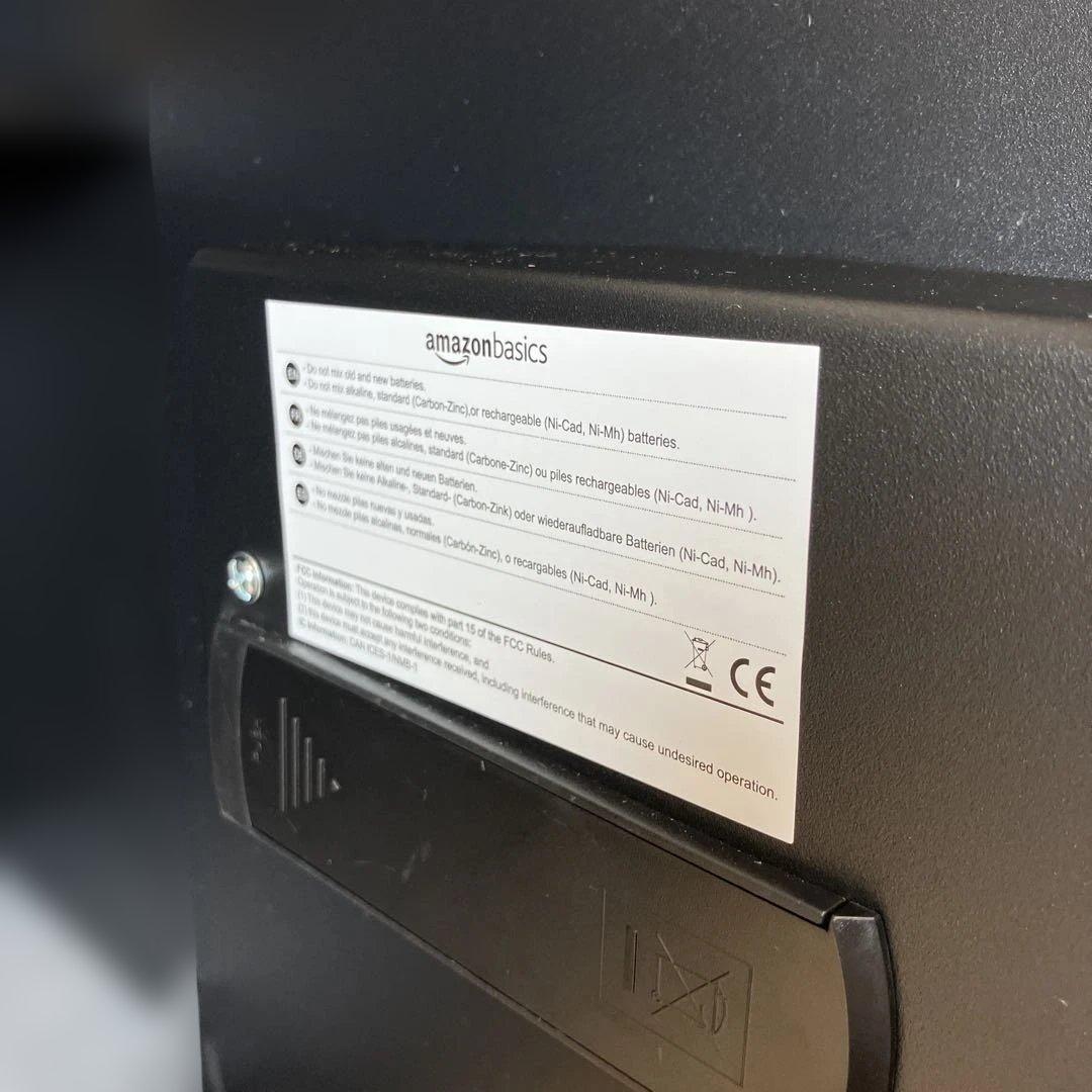 未使用 amazonbasics セキュリティ金庫 黒 51L テンキー式