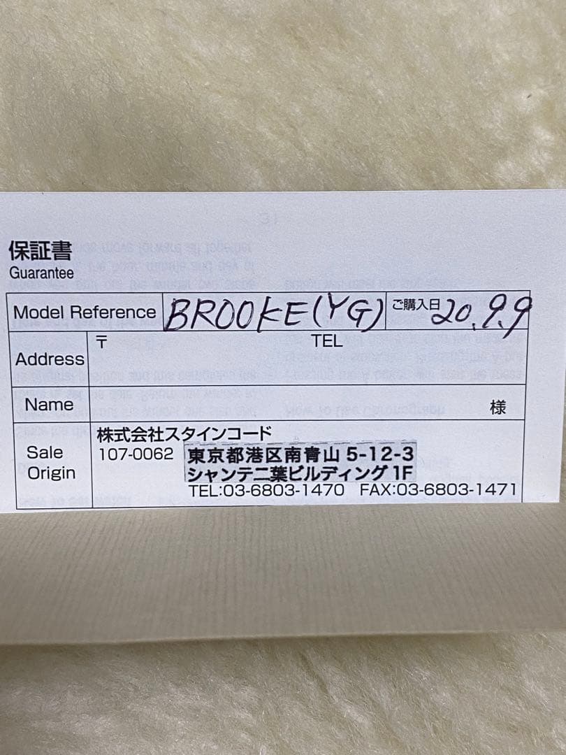 美品 FACEAWARD 腕時計 ゴールド クォーツ スワロフスキージルコニア