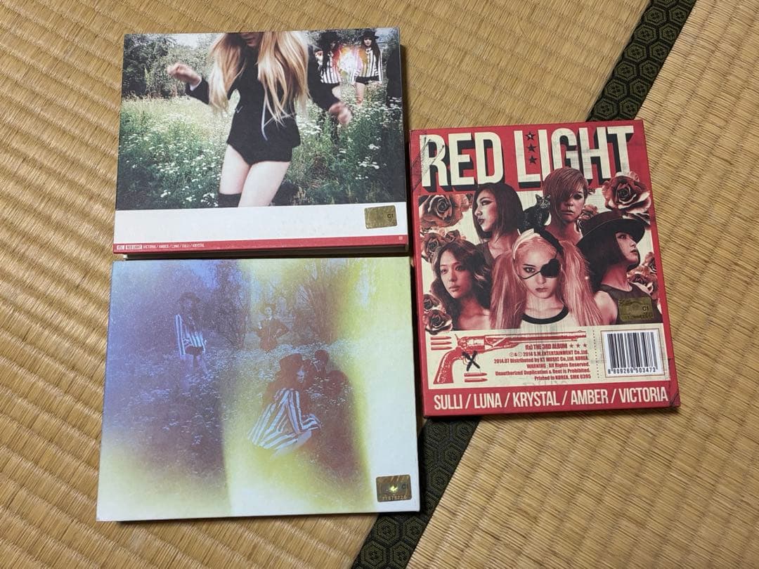 f(x) Red Light アルバム CD 3Ver.セット トレカなし