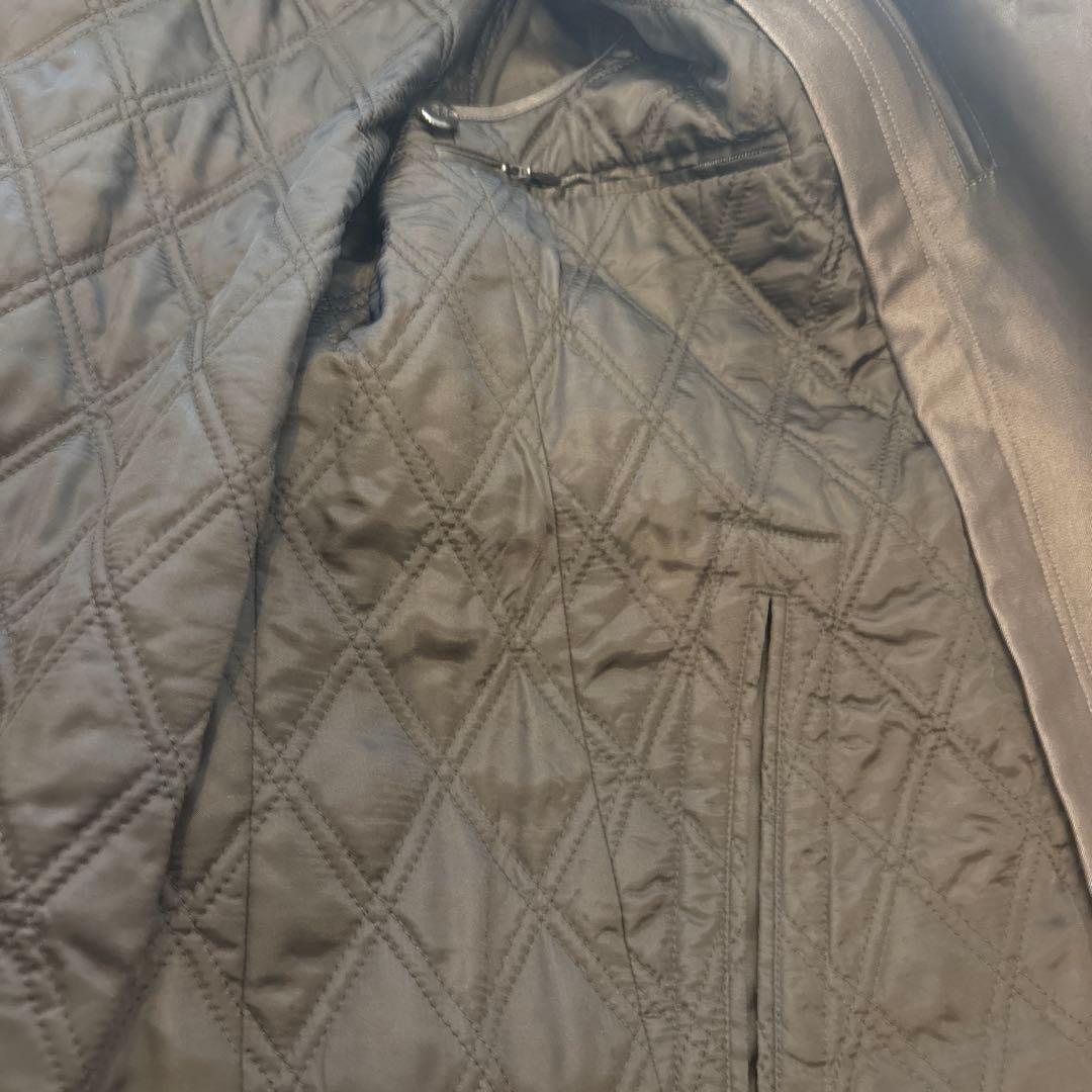 【美品】Aquascutum ダークグレー 冬用トレンチコート