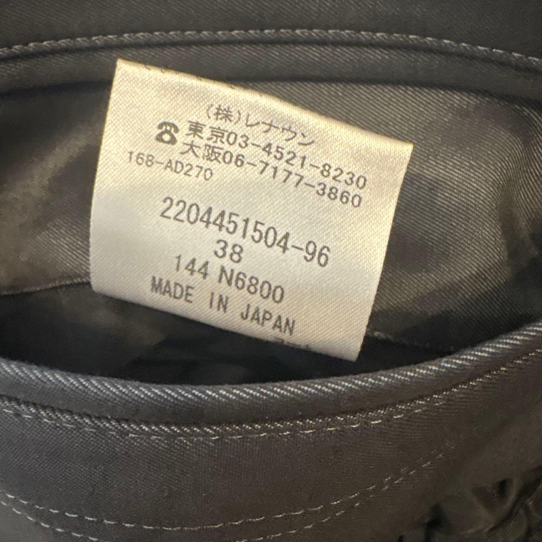 【美品】Aquascutum ダークグレー 冬用トレンチコート