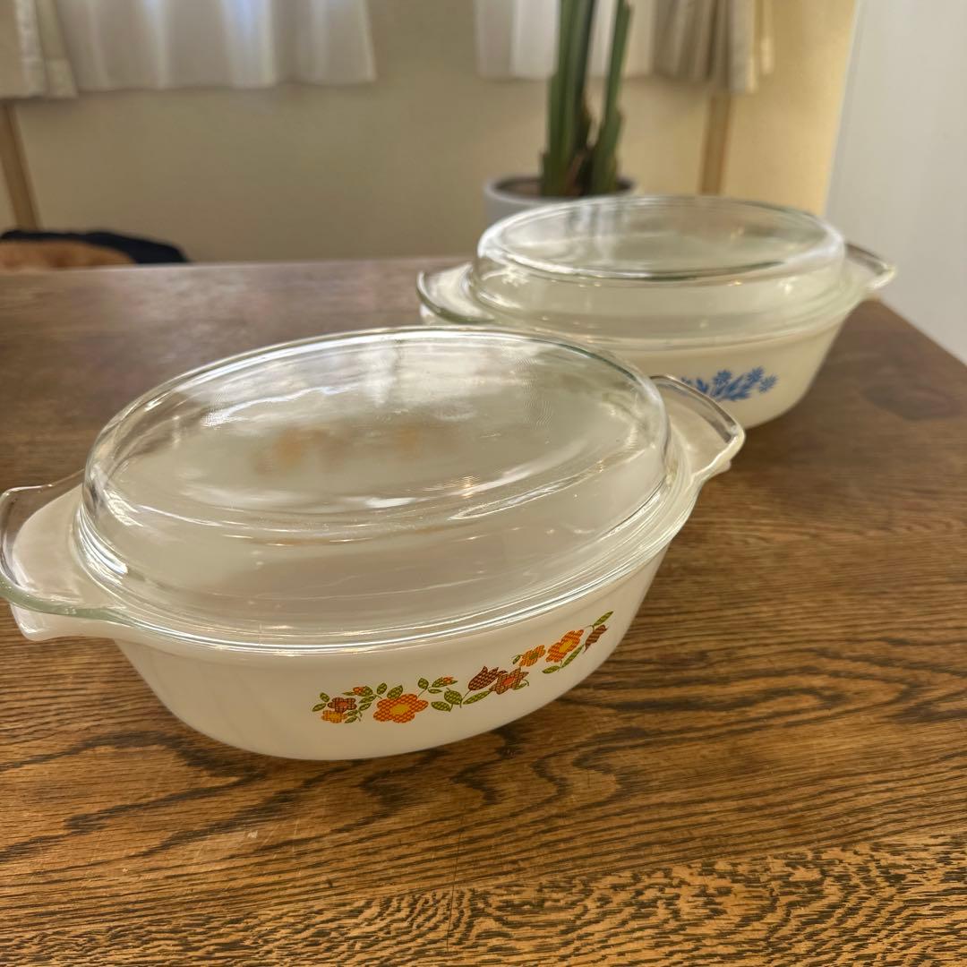 Fire-king キャセロール　No433. 2個セット