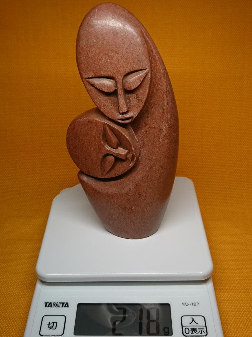 アート　人形　天然石　彫刻　彫像　置物　インテリア　工芸品　美術品　A1261