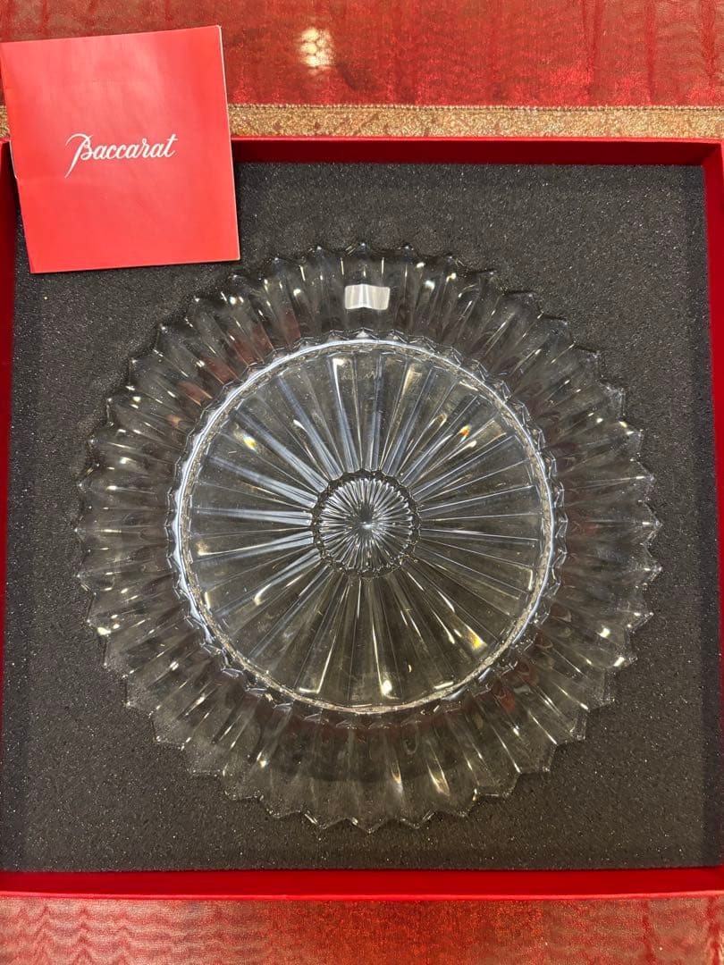 未使用 Baccarat バカラ ミルニュイ プレート 21cm 皿 食器　④