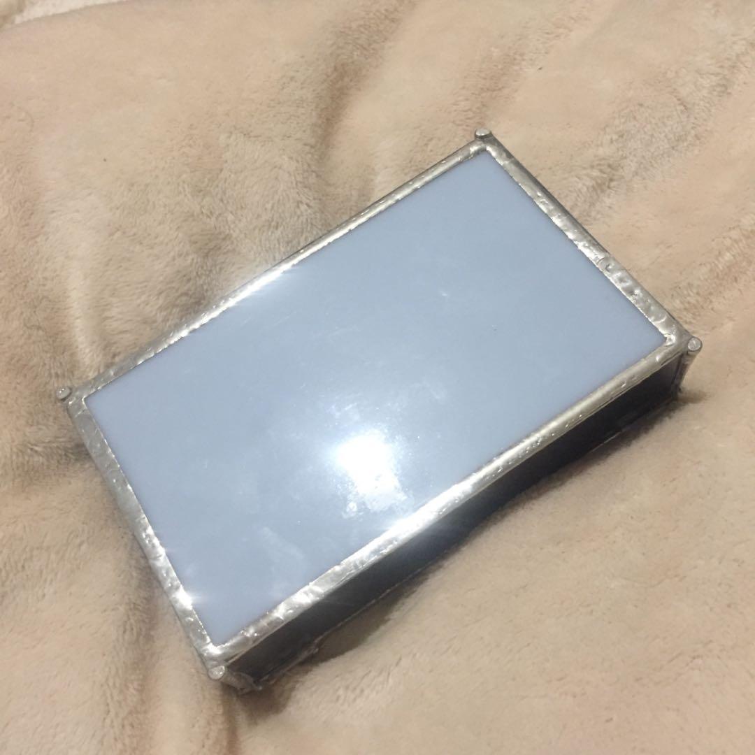 レア★美麗★虹色　ステンドグラス アクセサリーボックス