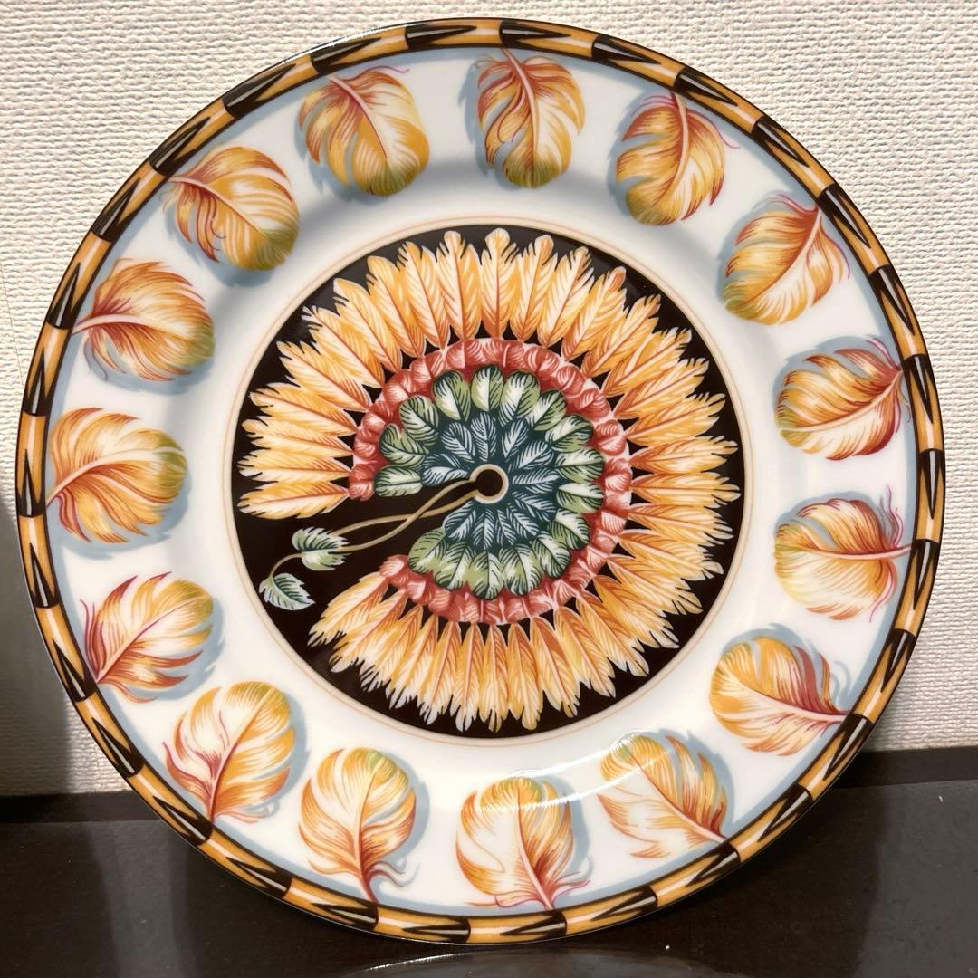 【未使用極美品】希少♪ HERMES エルメス パッチワーク プレート 2枚