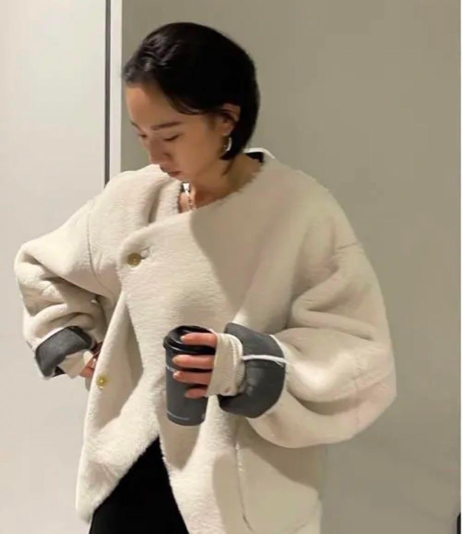 24AW リバーシブルムートンブルゾン