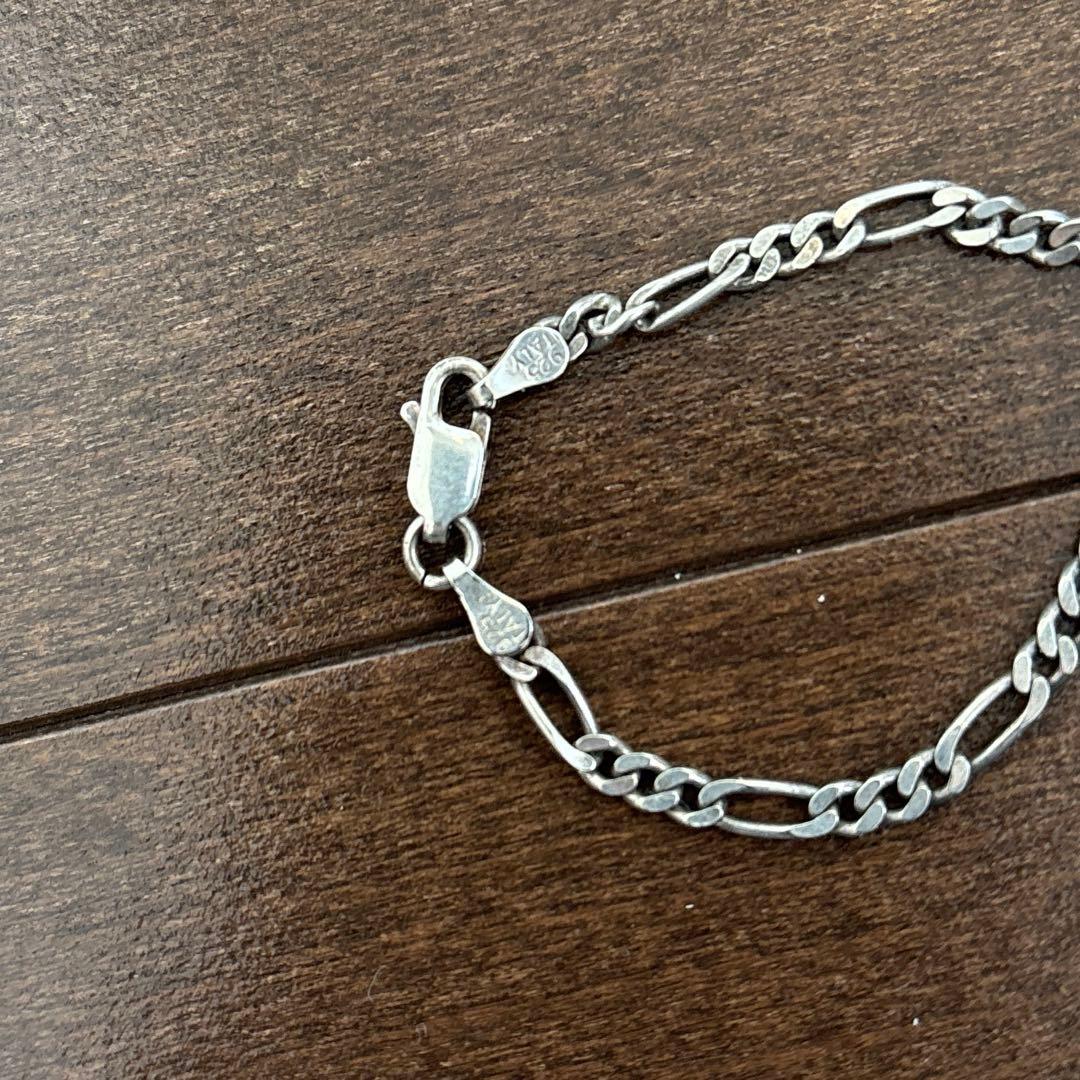 ビンテージ　スカル　ネックレス　シルバー　925 ペンダントトップ　真鍮　ブラス