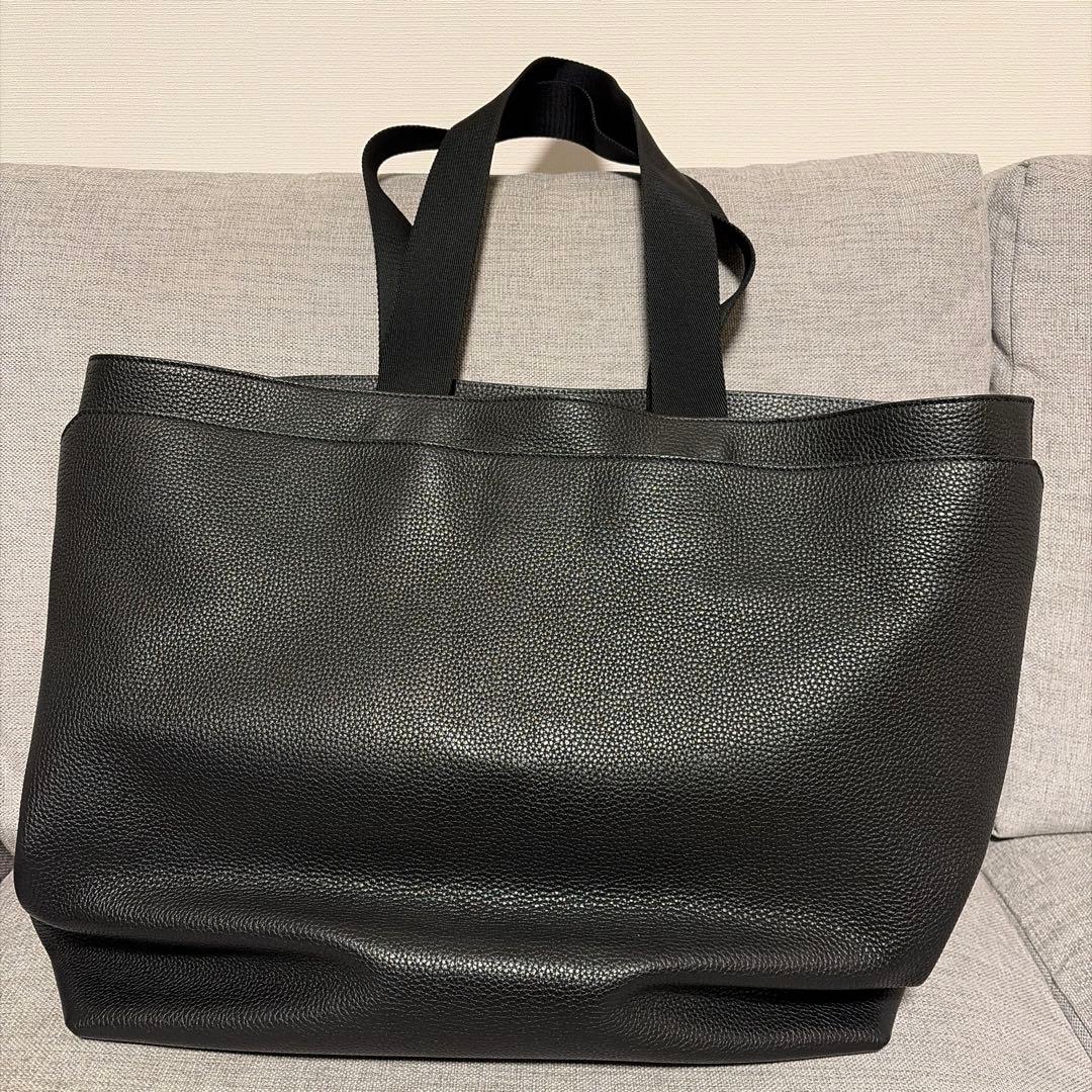 BALLY ブラック レザートートバッグ