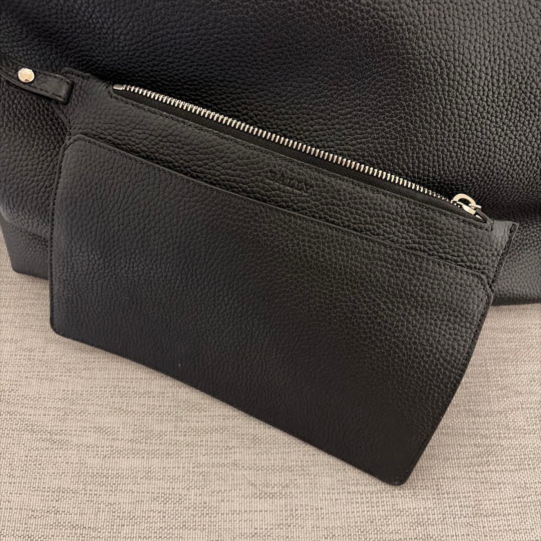 BALLY ブラック レザートートバッグ