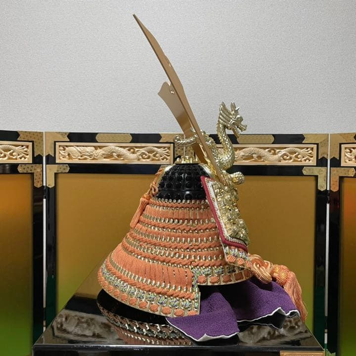 五月人形　25号兜「美濃」龍玉作