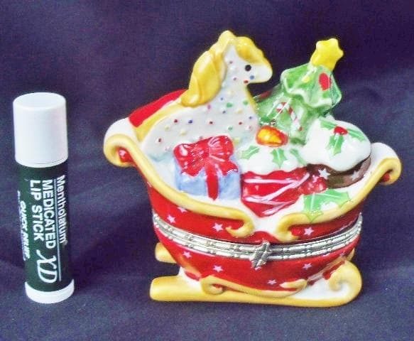 ビレロイ ボッホ クリスマス ヒンジボックス 小物入れ 陶器 ポタリーケース