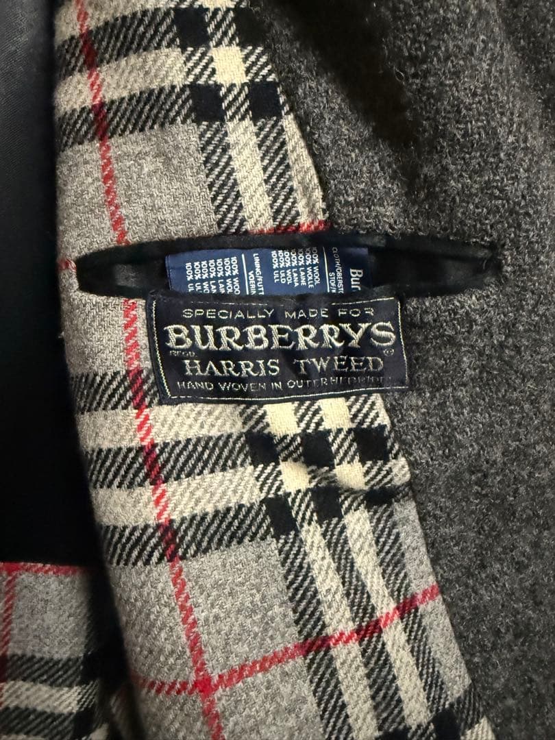 Burberrys Harris Tweed コート グレー