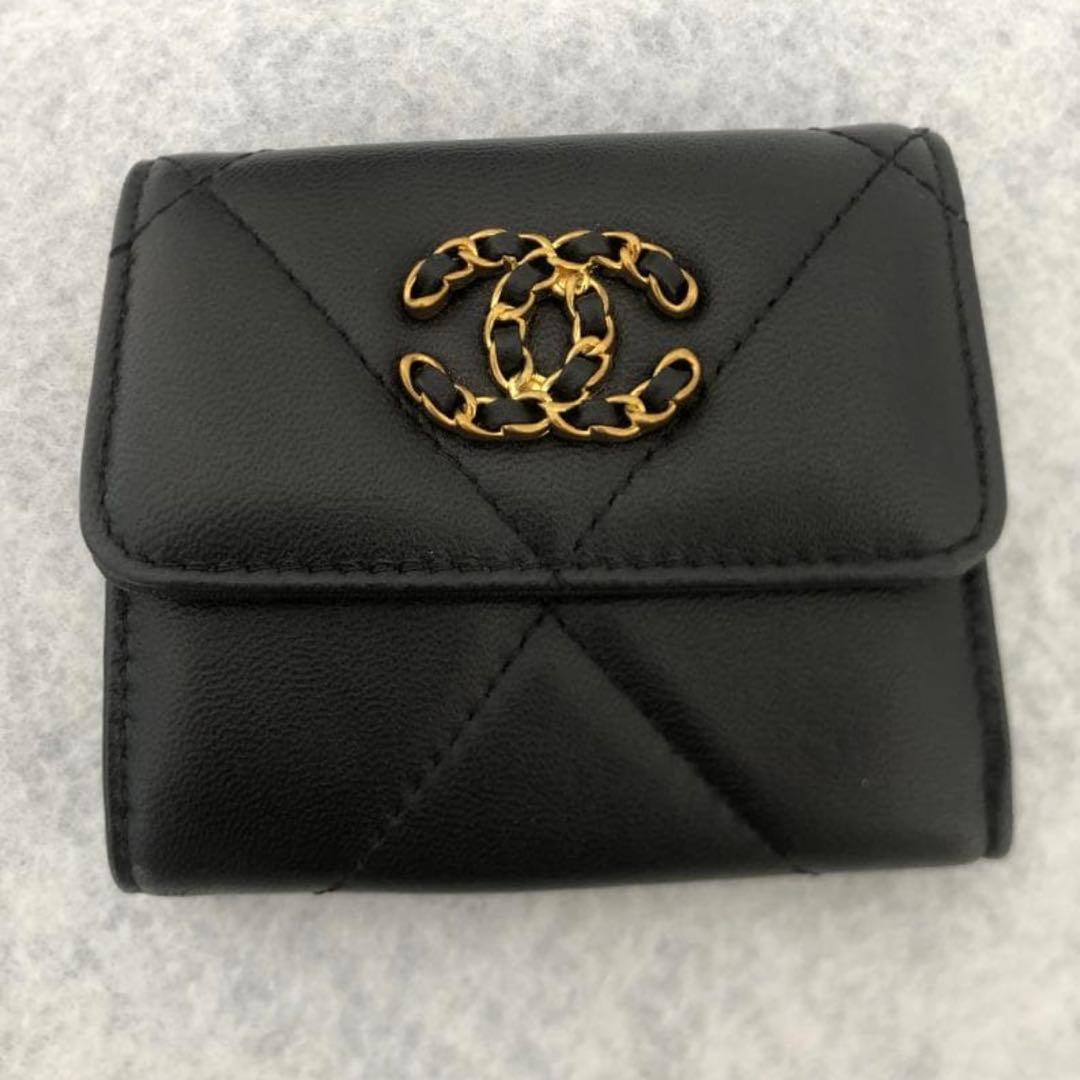 CHANEL ヴィンテージ財布 ブラック