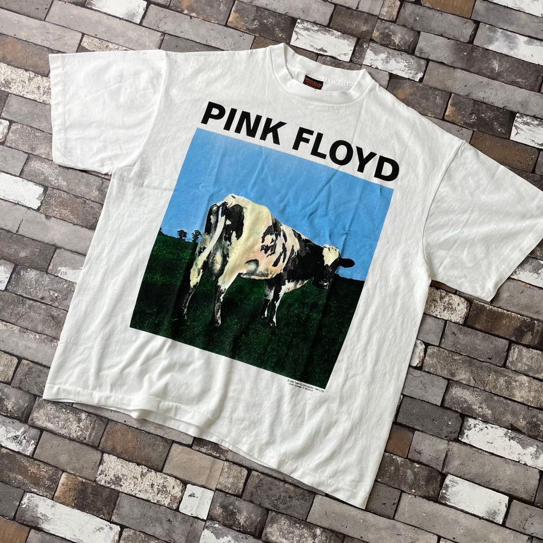 PINK FLOYD ピンク・フロイド 牛 S/S バンドTEE 白 XL