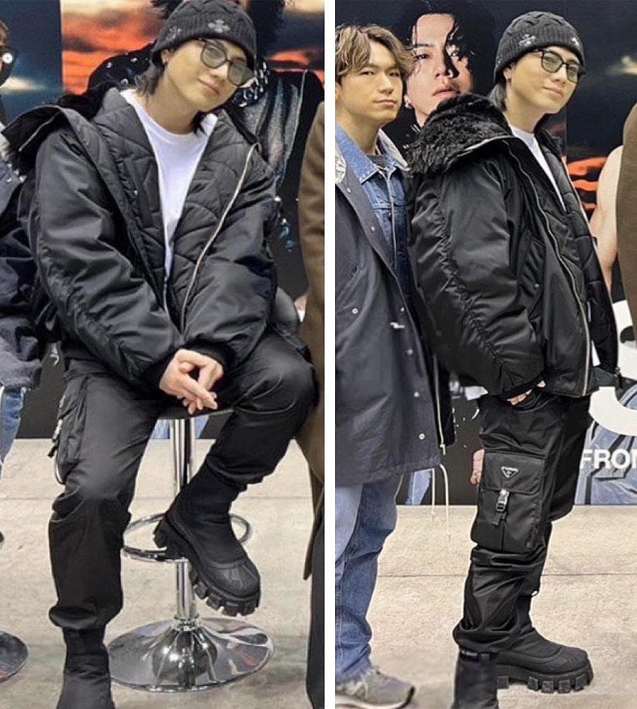 【Take※※※49】PRADA BOMBER JAKET 3点SET-1