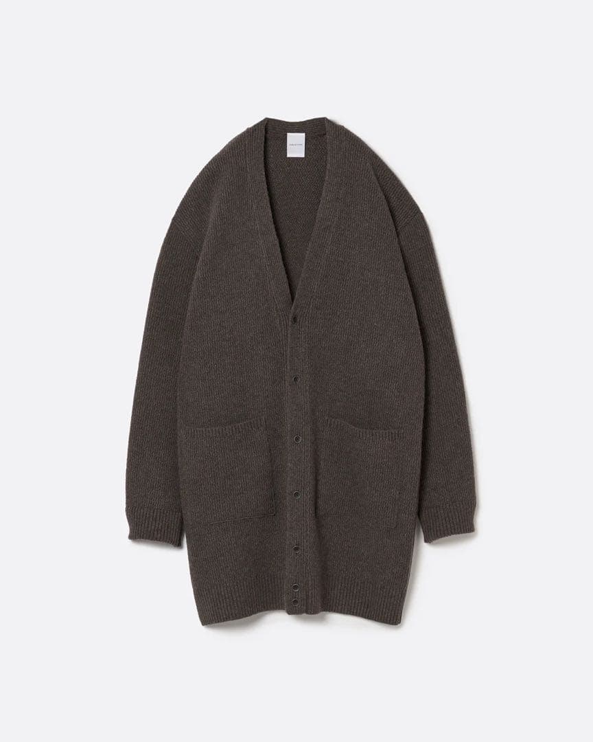 RAM WOOL HEAVY LONG CARDIGAN .14【MOCHA】