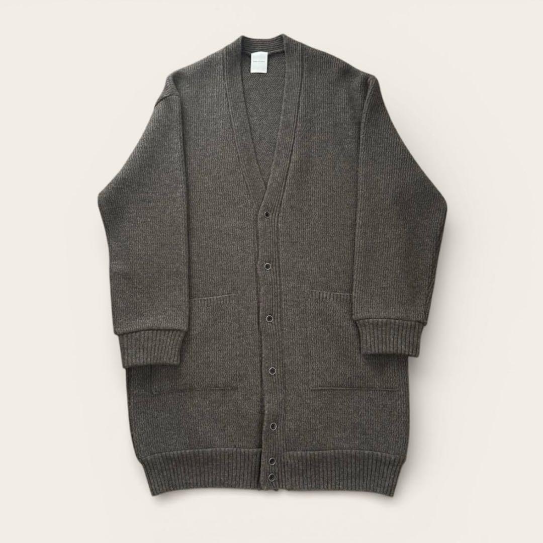 RAM WOOL HEAVY LONG CARDIGAN .14【MOCHA】