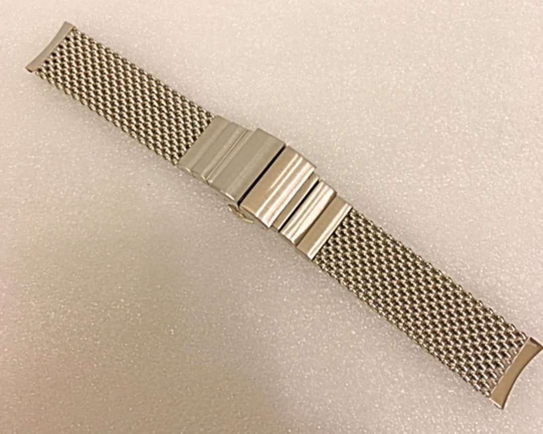 manxleather　ミラネーゼ メッシュ ベルト 20mm