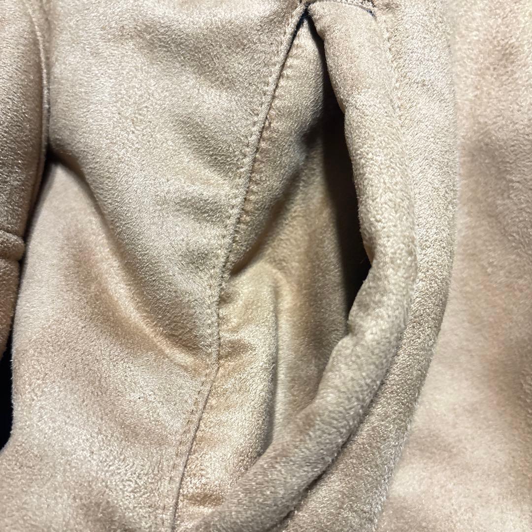 【美品】Norton ボアライニング カジュアルジャケット刺繍デザイン刺繍ロゴＬ