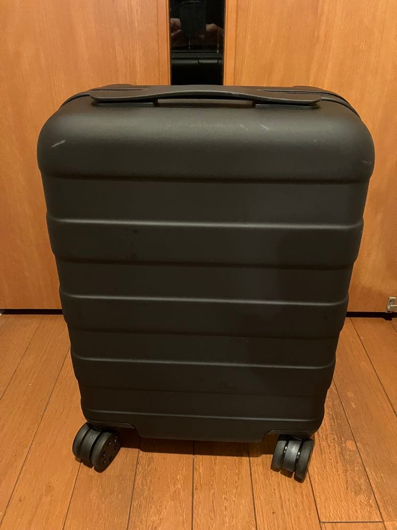 MUJI バーを自由に調節できる　 ハードキャリーケース（２０Ｌ）ブラック