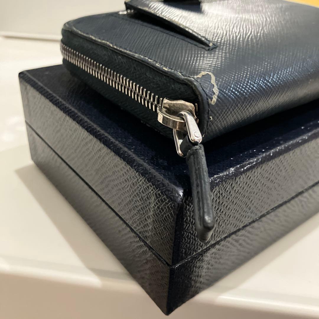 PRADA プラダ ラウンドファスナー長財布 バイカラー