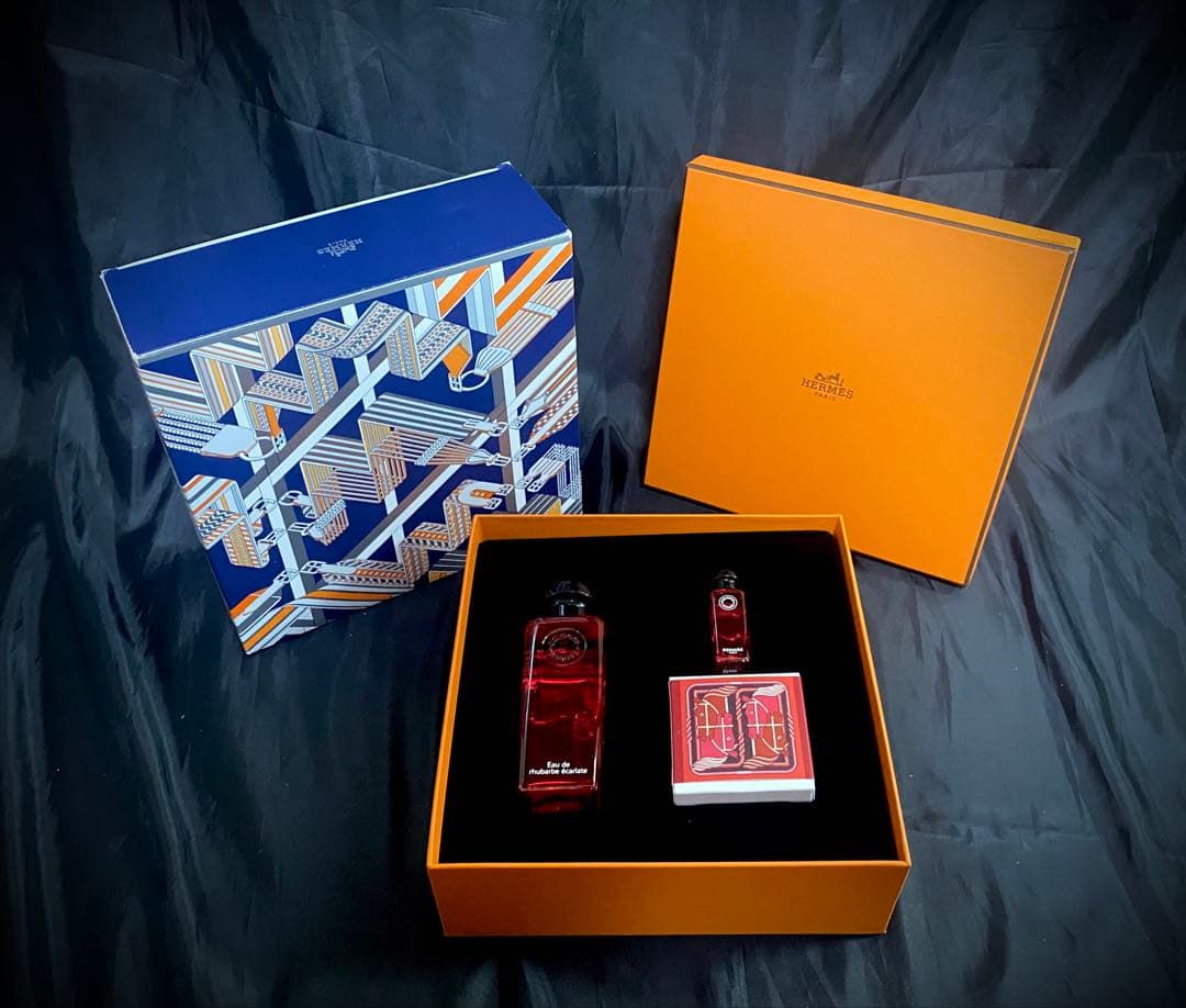 HERMES オードゥ ルバーブ エカルラット オーデコロン、パルファムソープ