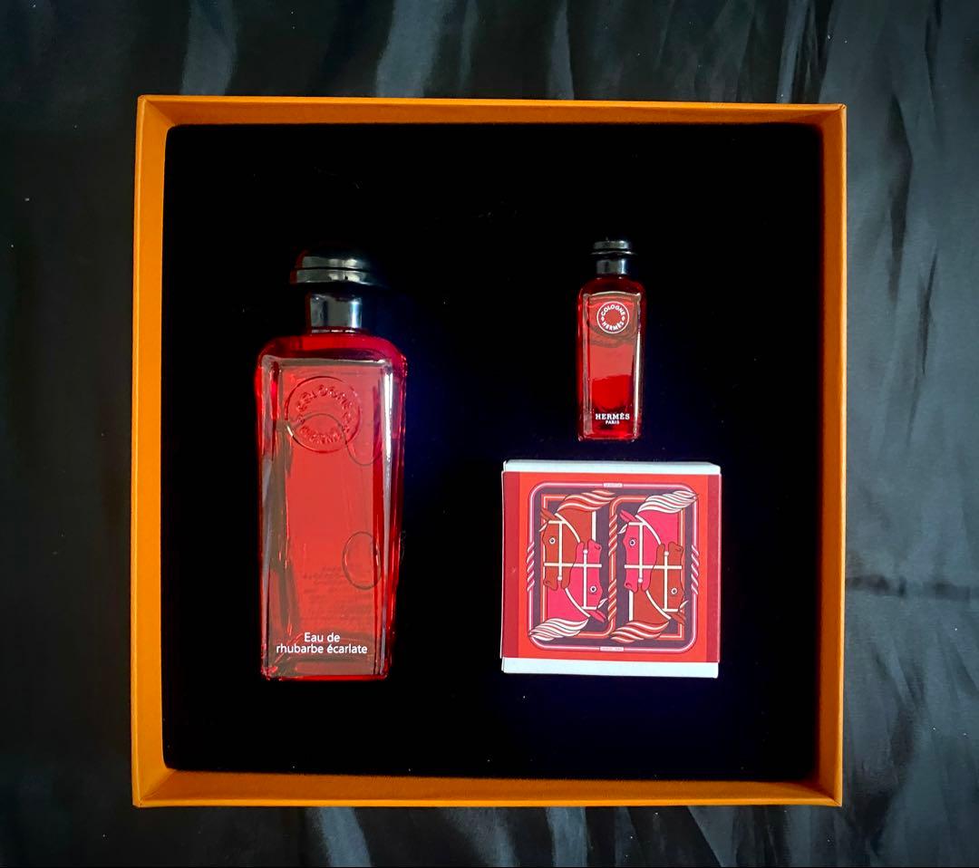 HERMES オードゥ ルバーブ エカルラット オーデコロン、パルファムソープ