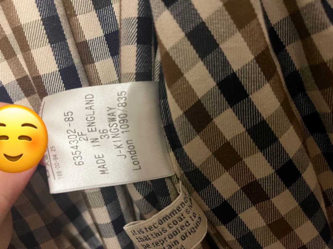 Aquascutum メンズ　トレンチコート