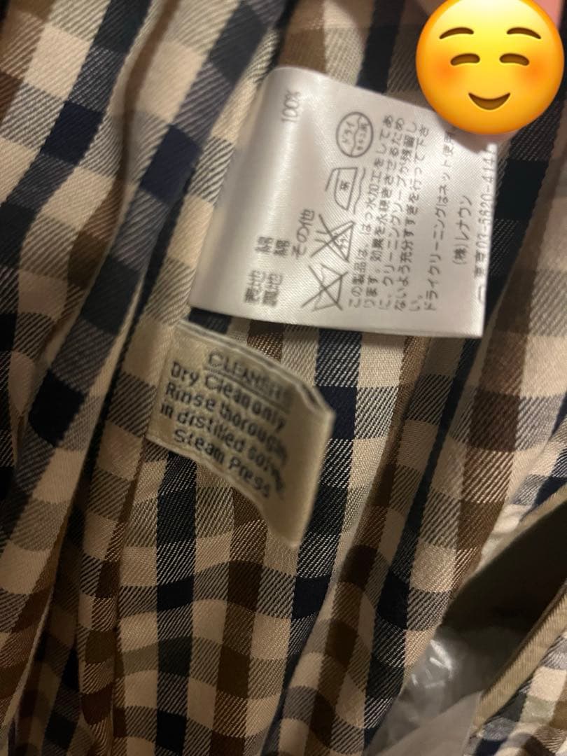 Aquascutum メンズ　トレンチコート
