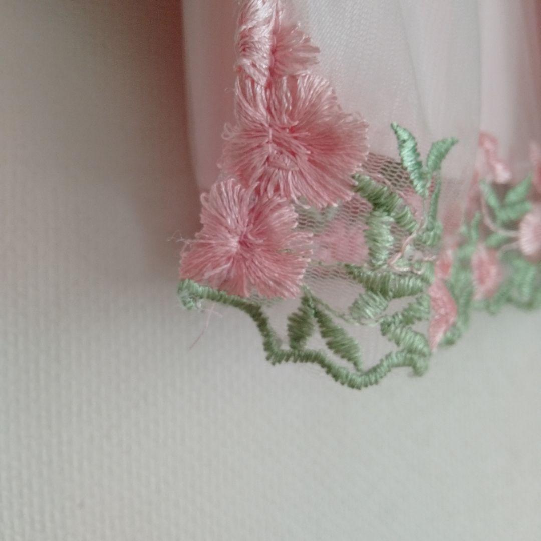 キャサリンコテージ　七五三　ピンク 花柄刺繍 着物ドレス