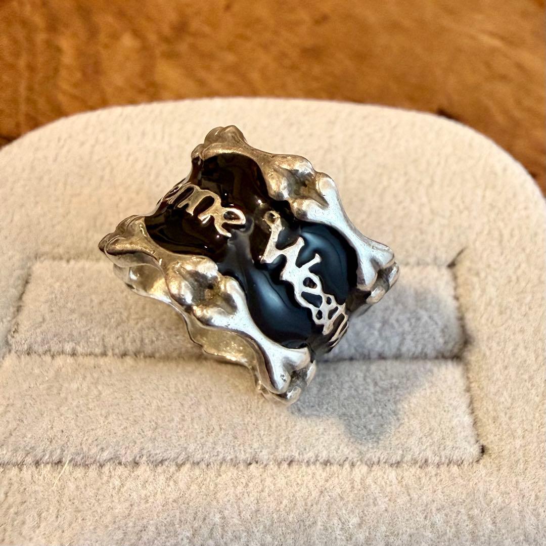 ケース込☆激レアVivienneWestwood ボーンリング/ブラックXS