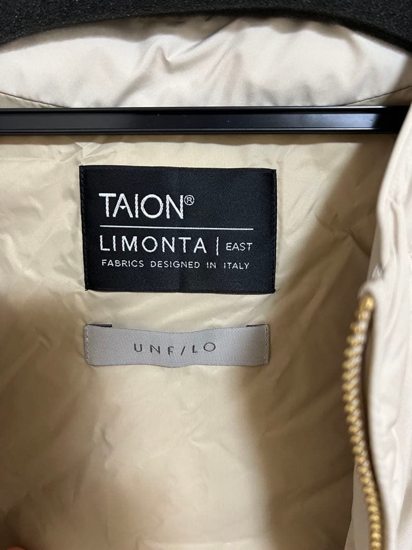 【TAION×UNFILO 】キルティングダウン ジレ