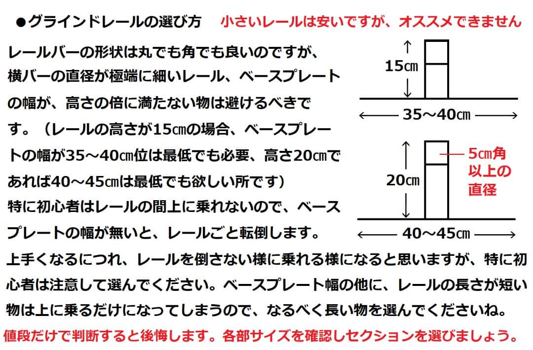 最終値下　レール脚取外し式専用　丸レールバー　φ6　スケートボード　セクション