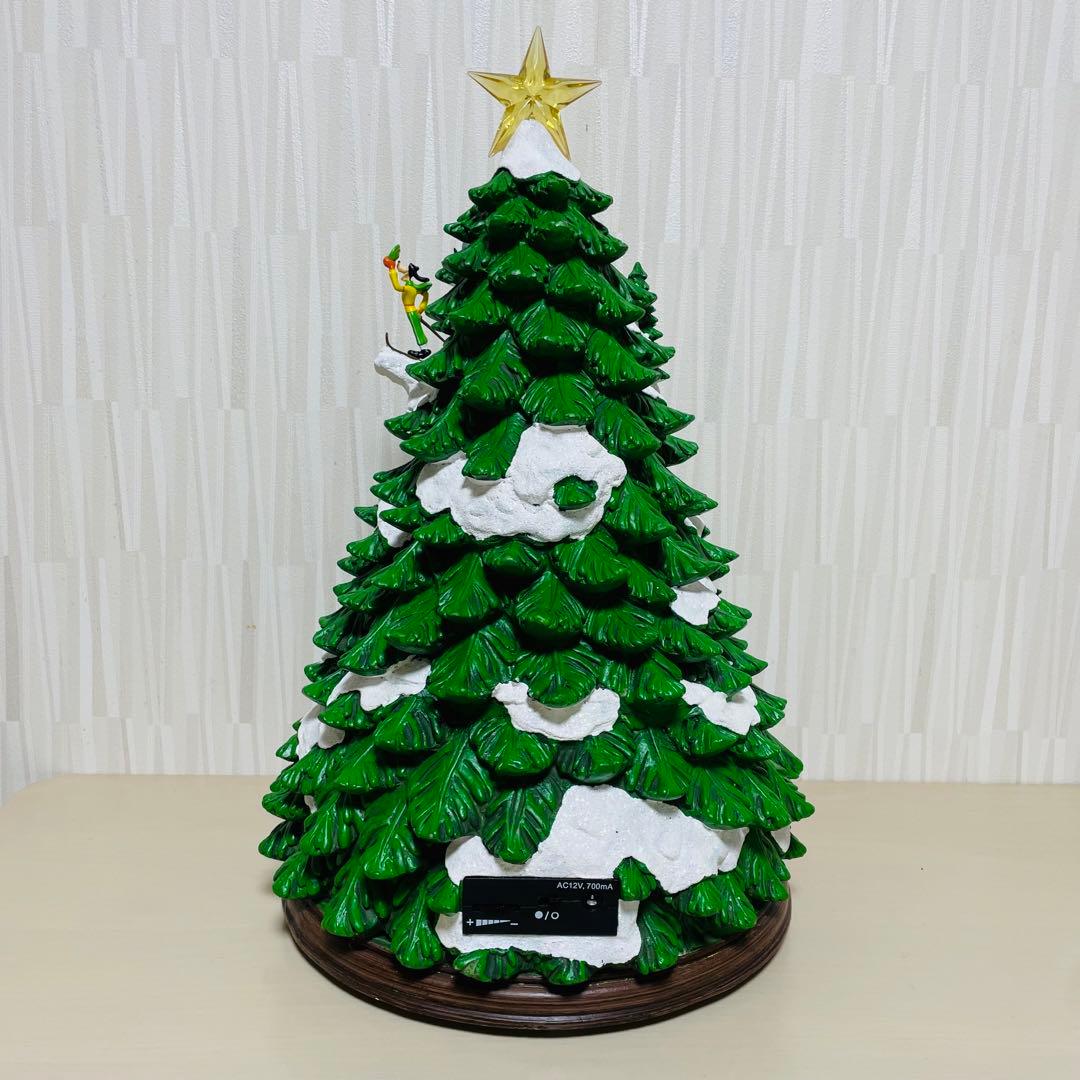 Disney ディズニー クリスマスツリー メリーゴーランド 置物 メロディ