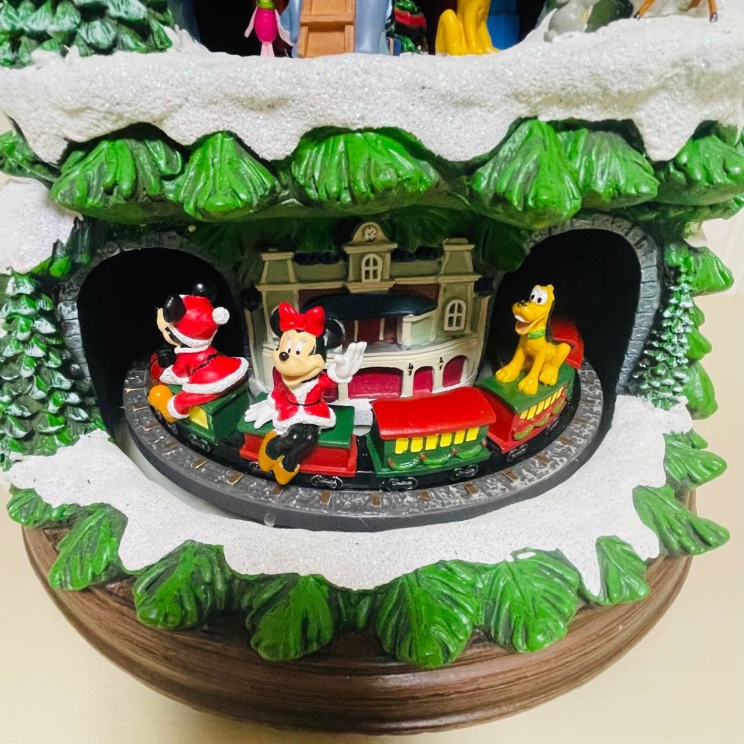 Disney ディズニー クリスマスツリー メリーゴーランド 置物 メロディ