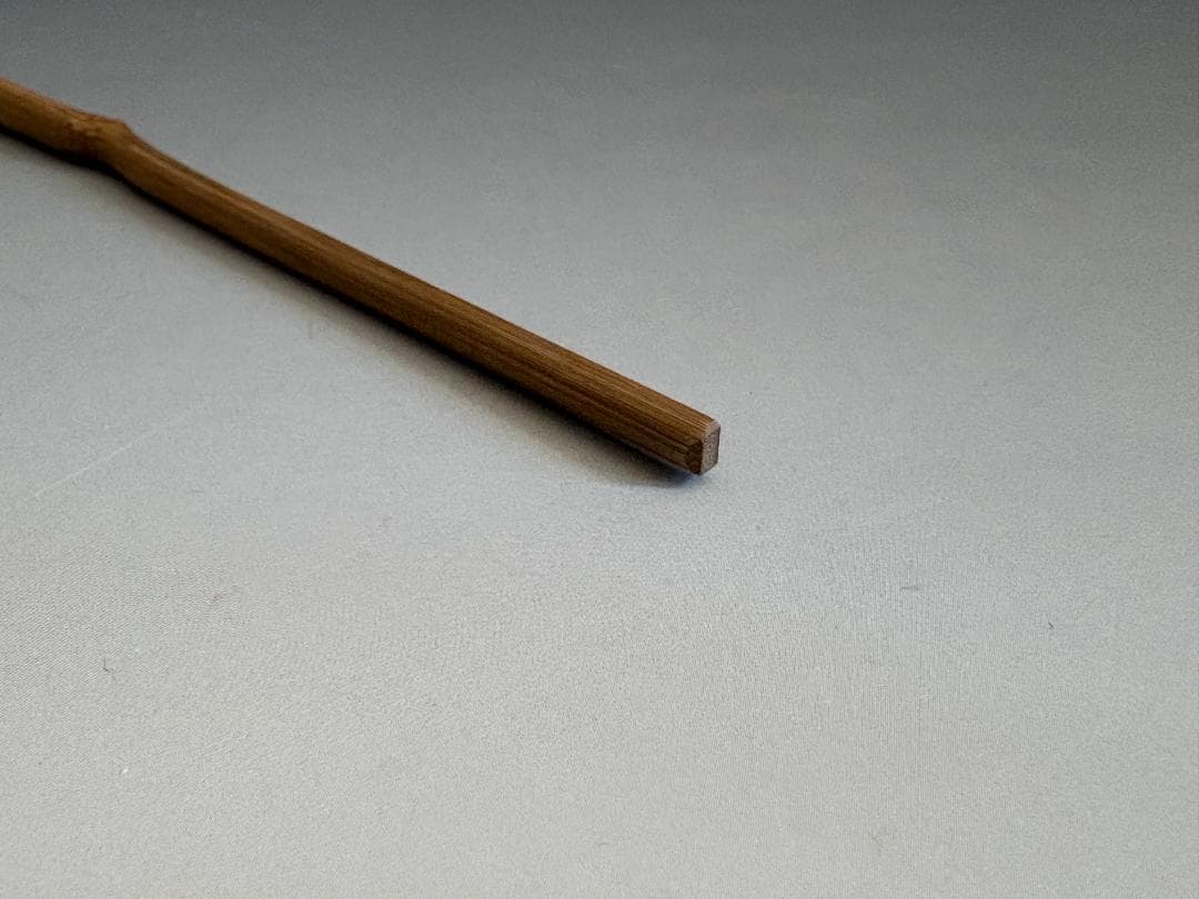黒田正玄下削　即中斎自作茶杓　銘「露」　二重箱　茶道具　表千家