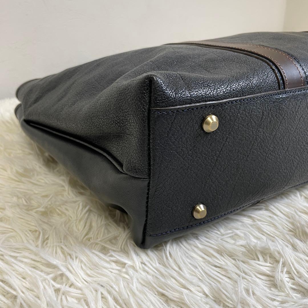 美品 土屋鞄 アルマス トートバッグ レザートート バッファロー A4