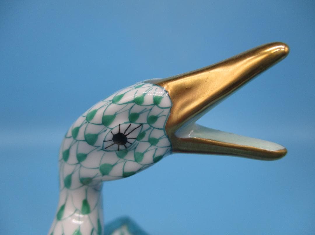 HEREND ヘレンド フィギュリン 鳥 置物 ハンガリー製 スワン