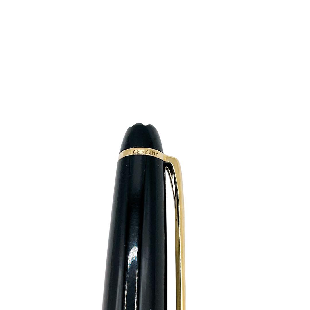 良品 モンブラン マイスターシュテュック 万年筆 黒 ブラック 金 ユニセックス