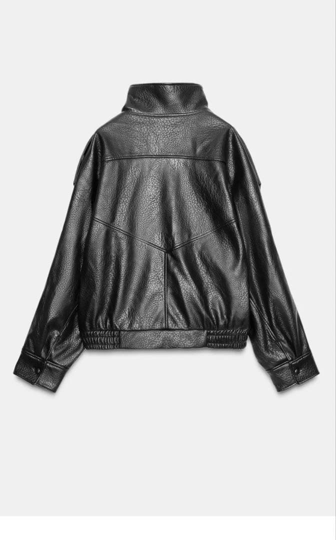 新品未使用ZARA ザラフェイクレザージャケット