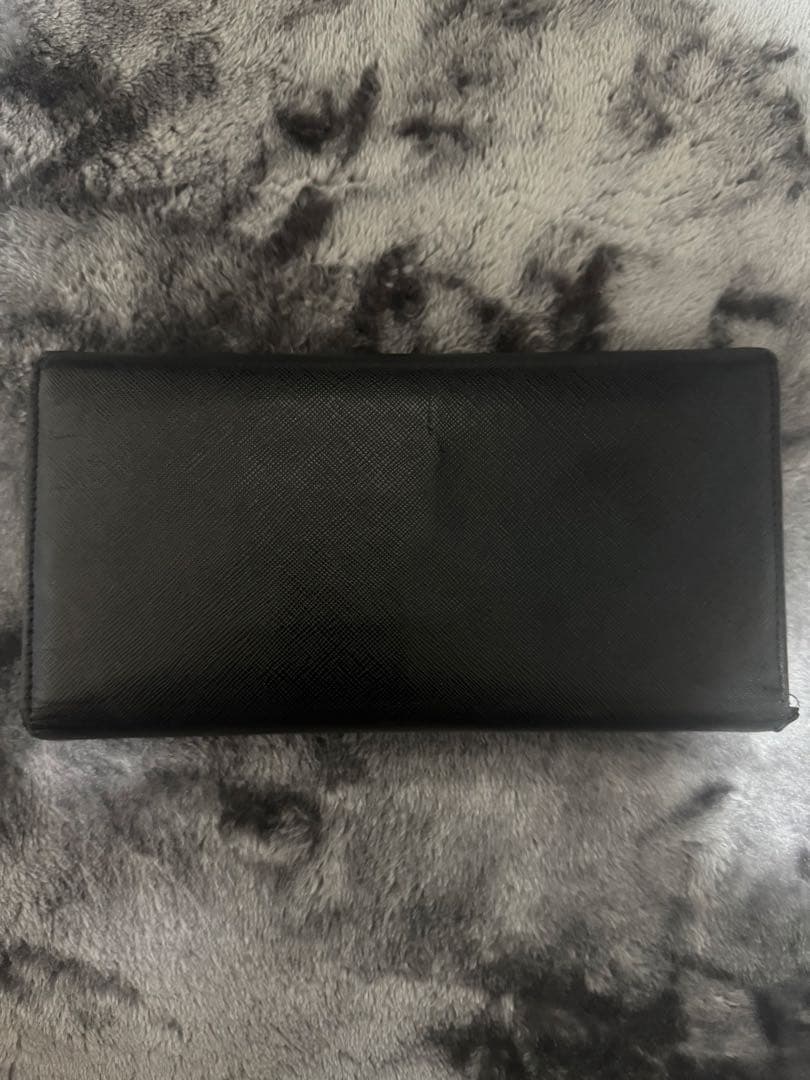 PRADA 長財布 ブラック レザー